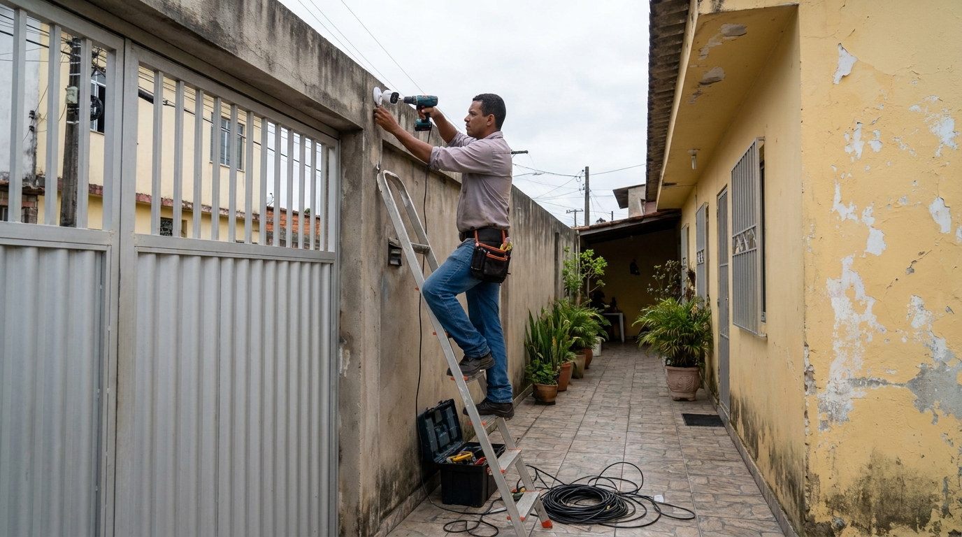 Passagem de Cabeamento nos Setores Complementares, Brasília‑DF