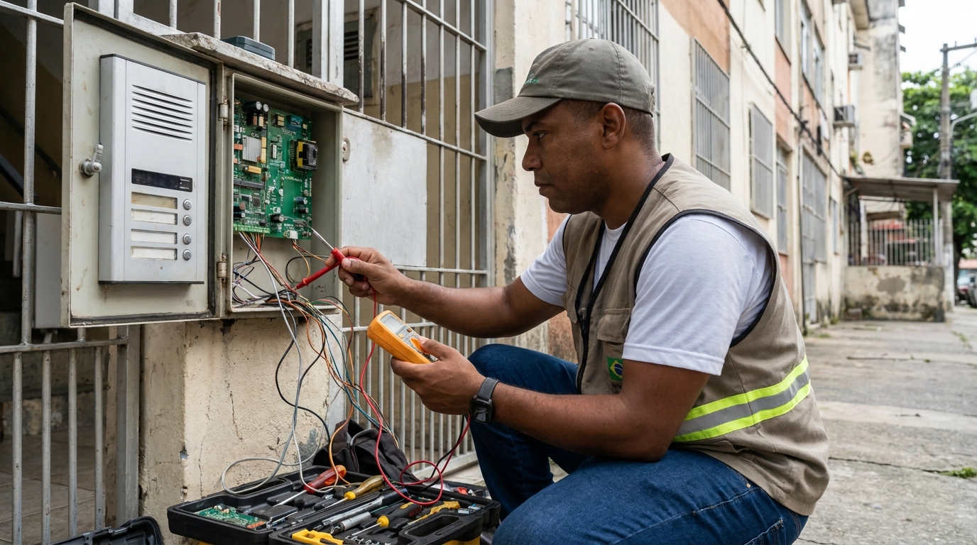 Reparo de Placa e Campainha no Setor Lago Sul, Brasília‑DF